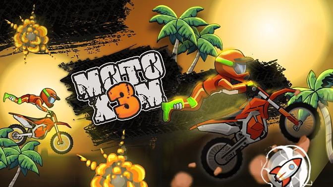 Jogue Moto X3M: Festa na Piscina, um jogo de Motocicletas