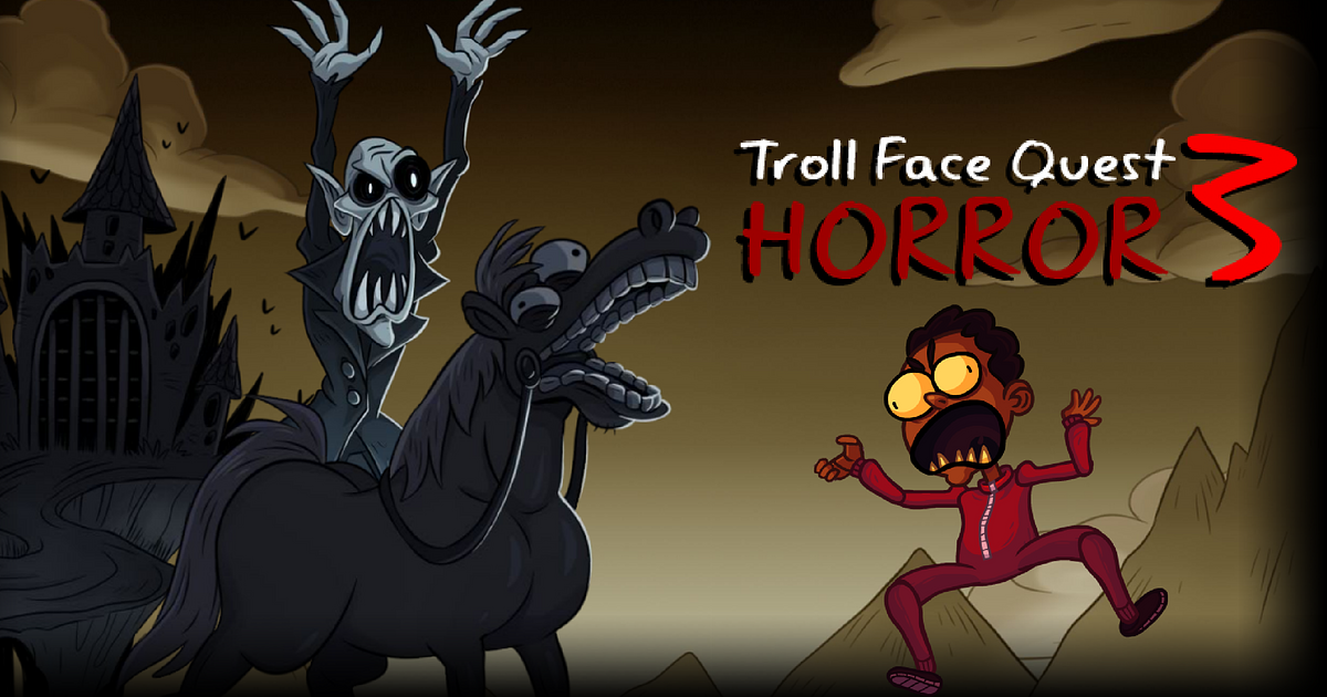 LÓGICA NÃO ME SALVA DESSE TERROR😱 Trollface Quest Horror 