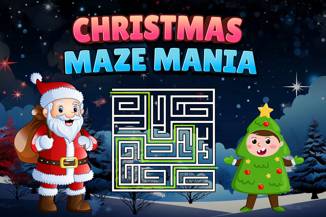 Christmas Maze Mania