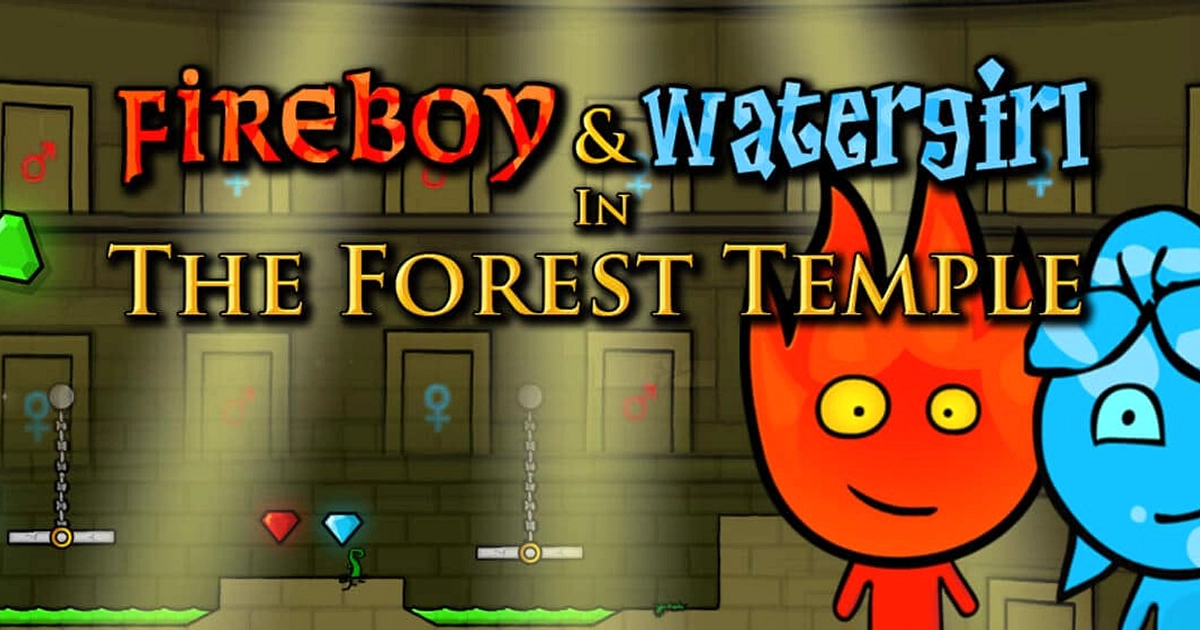 JOGANDO JOGO ÁGUA E FOGO 6 FASE 6 (Fireboy and Watergirl) 