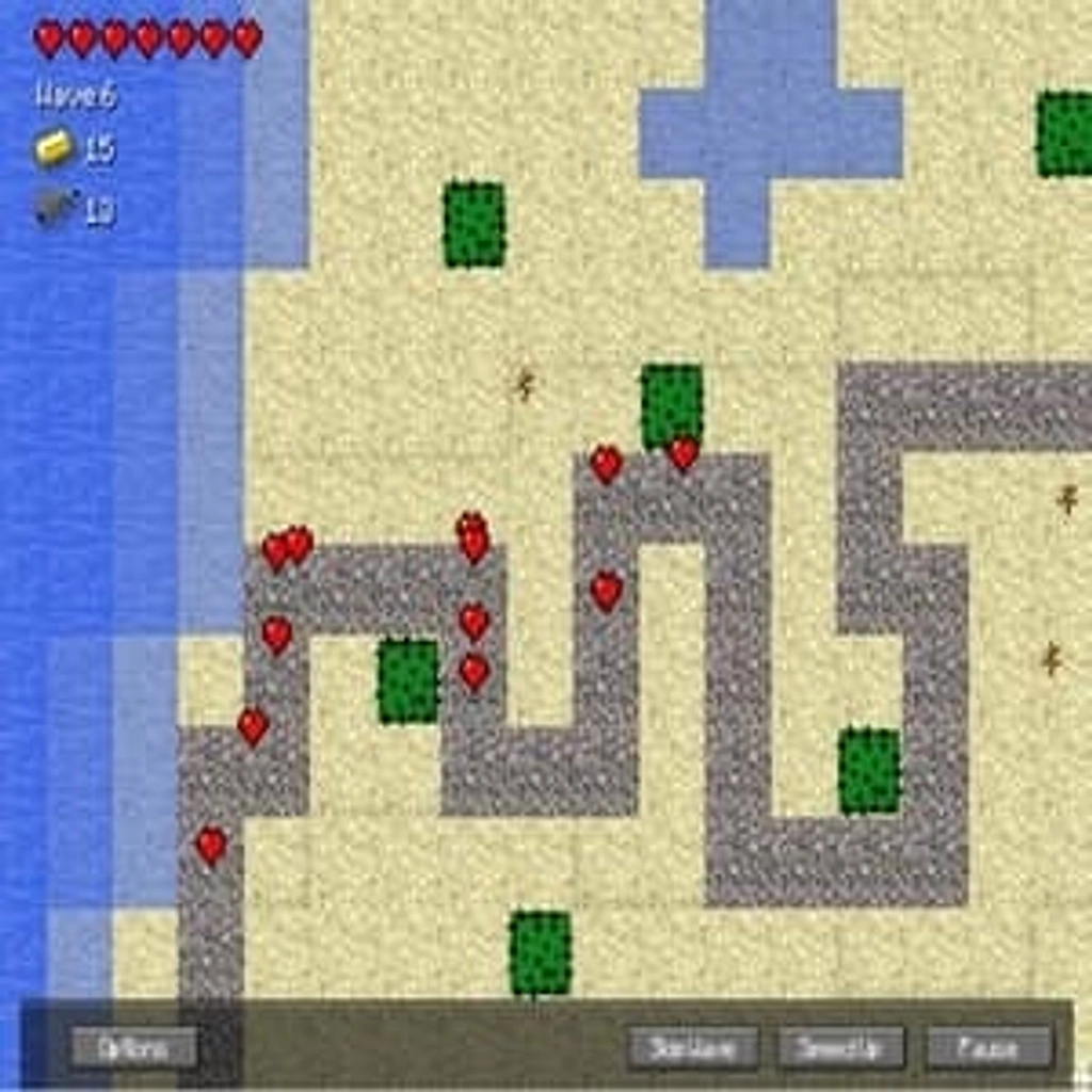 Jogo Minecraft Tower Defense no Jogos 360