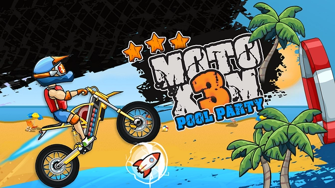 Moto X3M 5: Pool Party - Jogue Online em SilverGames 🕹️