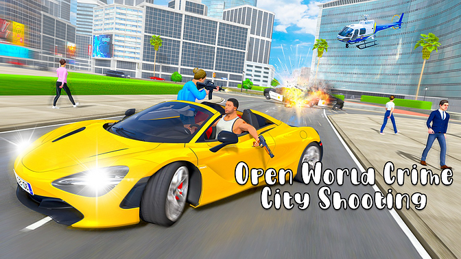 Open World Crime City Shooting