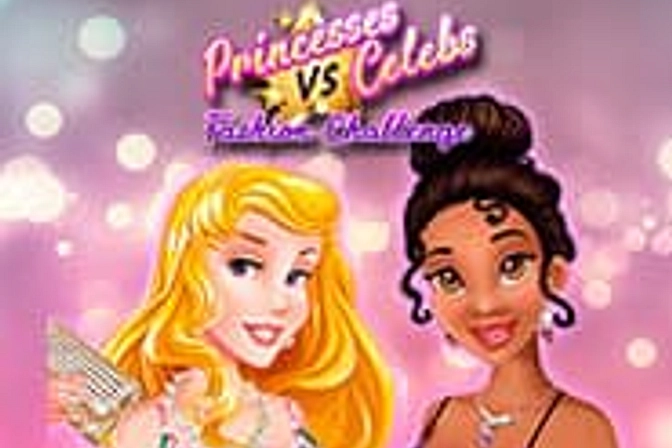 Princesas vs Desafio de Moda de Celebridades