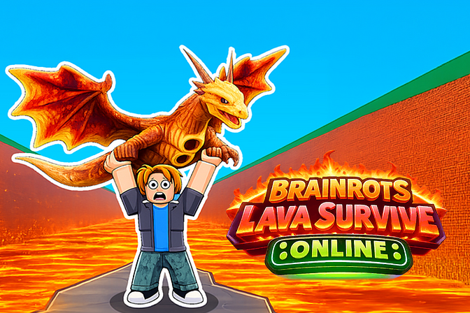 Brainrots Lava Survive Online