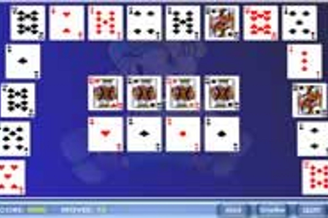 Jogue Crescent Solitaire online de graça em