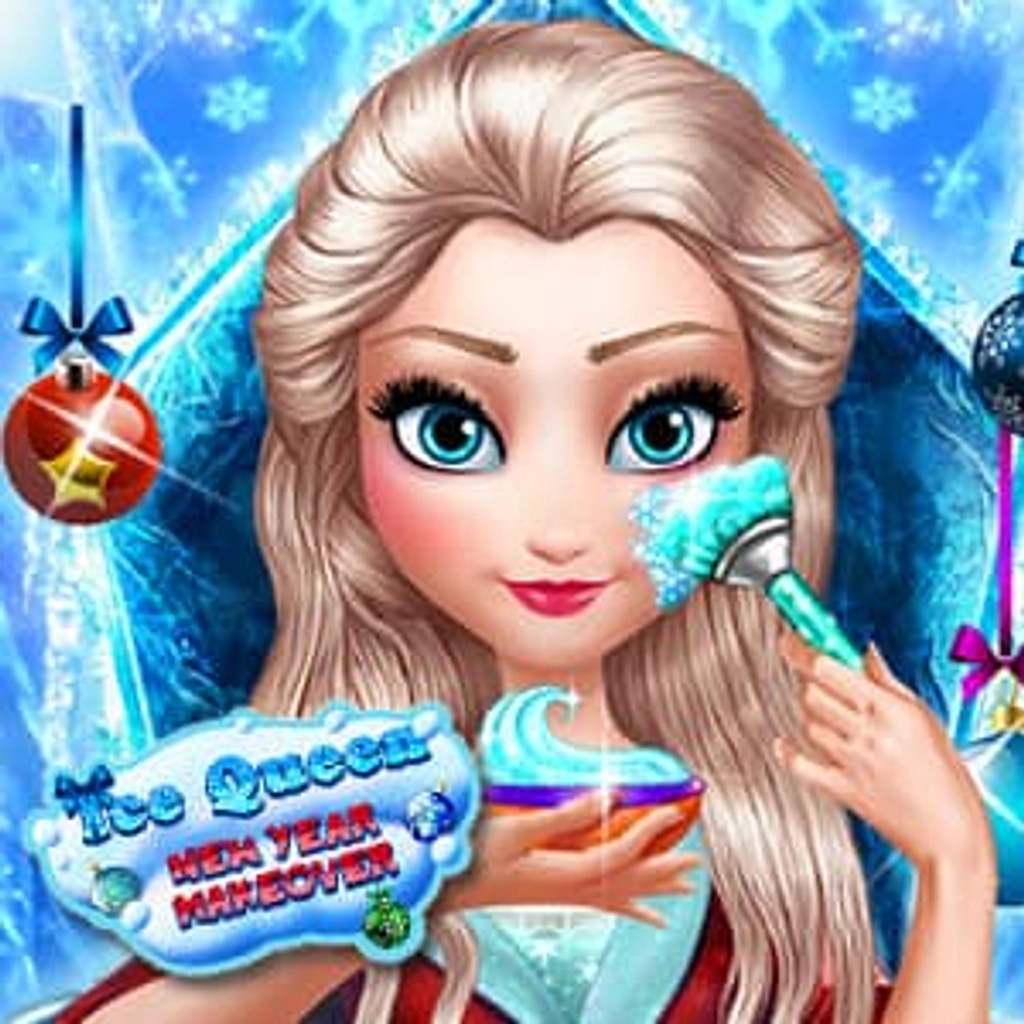 FROZEN ICE QUEEN JOGO DE MAQUIAGEM E SALÃO DE BELEZA DA FROZEN ELSA 