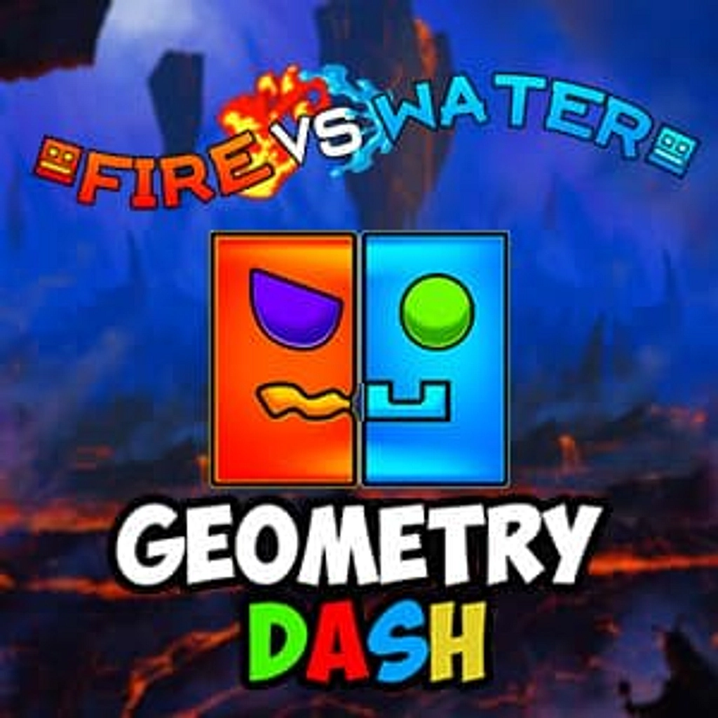 Jogo Fire and Water Geometry Dash no Jogos 360