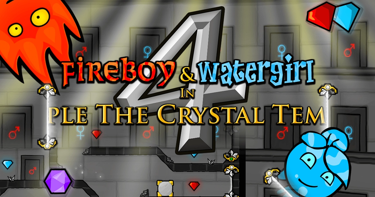 Entre em uma aventura com Fireboy e Watergirl pelo Templo de Cristal!  Teleporte de um lado para o outro e complete todos os níveis …